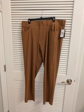 #1. Callaway Men's Stretch Casual Pants — Brown Size 38W x 30L
